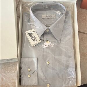 Men's Gray Dress Shirt